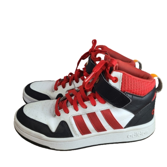 Adidas Men's Top Ten  High Top Sneakers, Size: 8 Color: White with Black Cover - Picture 1 of 15